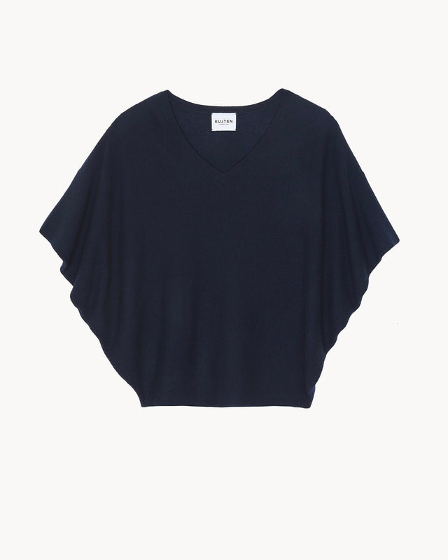 Pull Wabi bleu marine foncé - Image principale