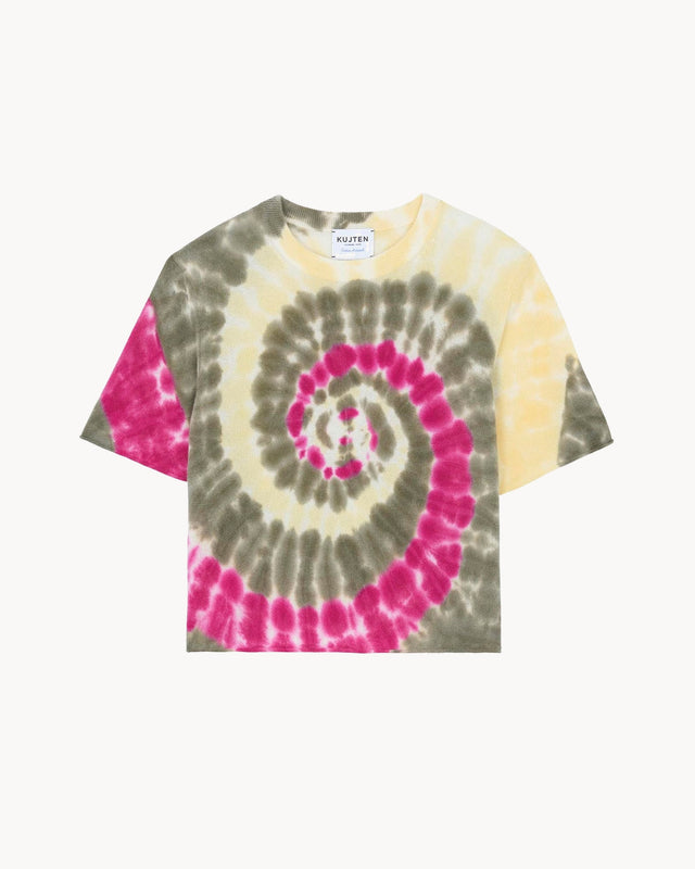 Top Tee Sunny khaki pink - Image principale