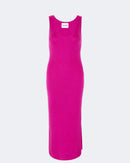 Robe en cachemire & soie violet pour femme - Kujten packshot