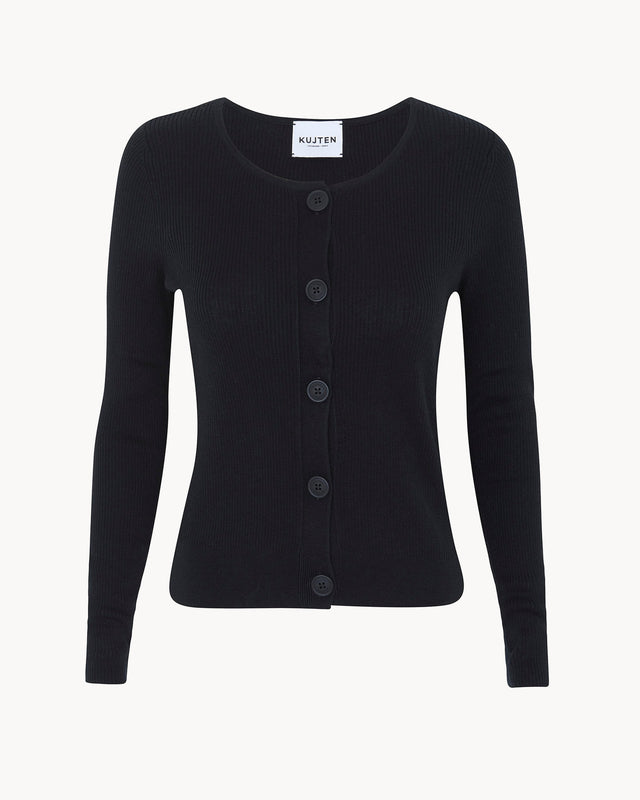 Cardigan Thiziri noir - Image principale