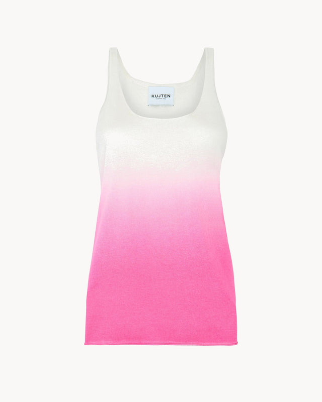 Tank Top Sof Dip Dye fluorescent pink - Image principale