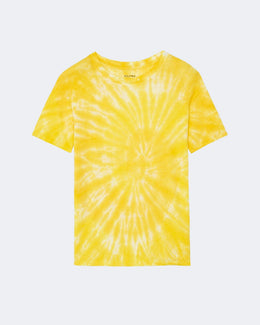 Top en lin jaune pour femme - Kujten packshot