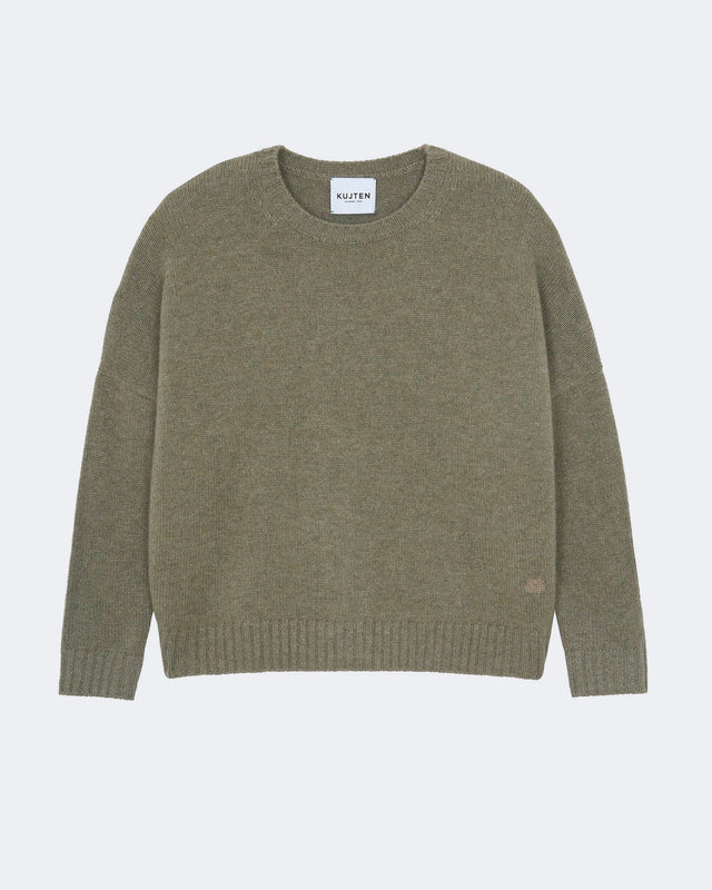 Sweater Romelie marl khaki - Image principale