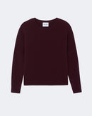 Pull romelie cachemire bordeaux - Kujten packshot