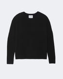 Pull en cachemire noir pour femme - Kujten packshot