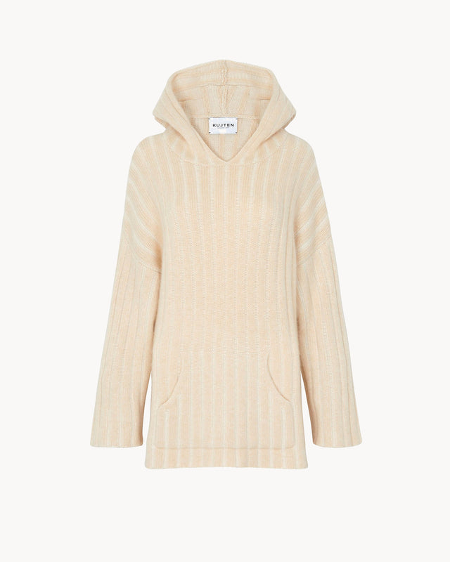 Poncho Beja molten organic beige - Image principale