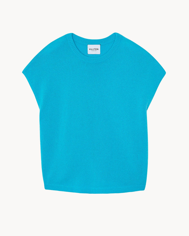 Sweater Kia turquoise blue - Image principale