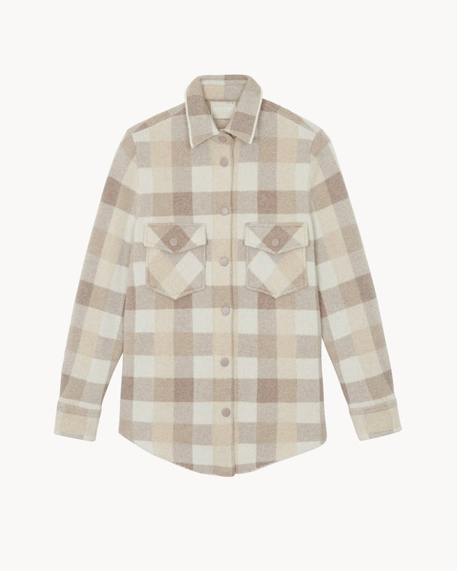 Cardigan Greta organic beige - Image principale