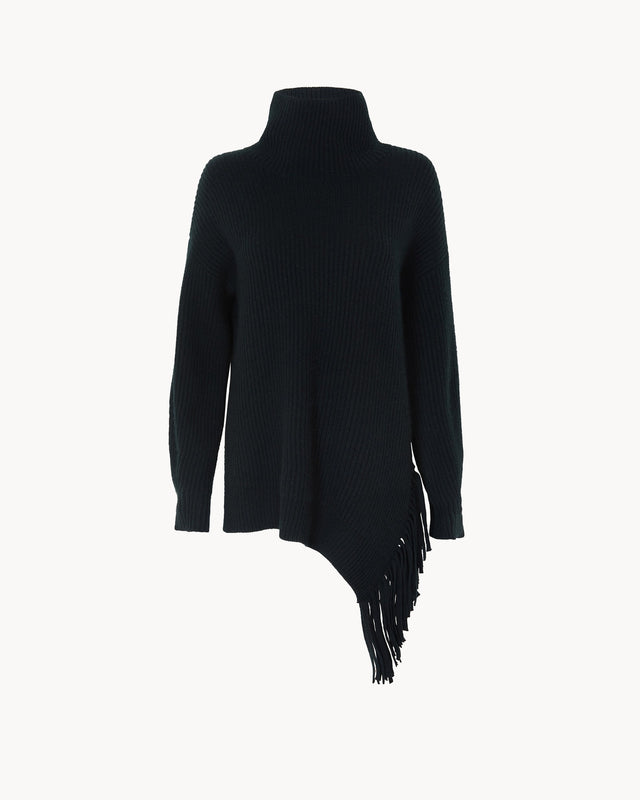 Pull Astrid Fringes noir - Image principale