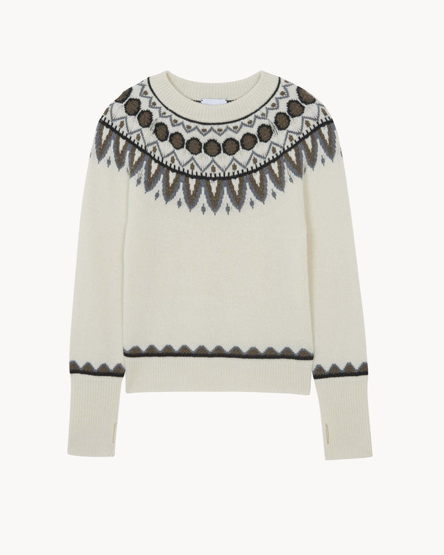 Sweater Maria vintage white - Image principale