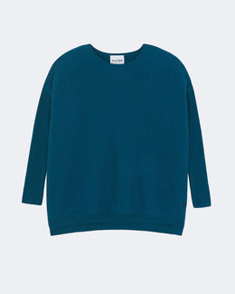Pull en cachemire vert pour femme - Kujten packshot