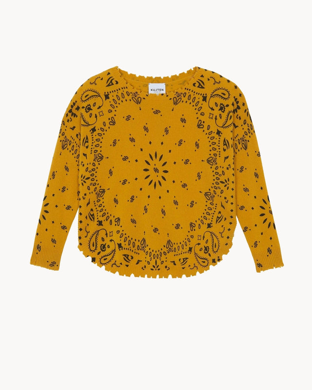 Sweater Mela Bandana saffron yellow - Image principale