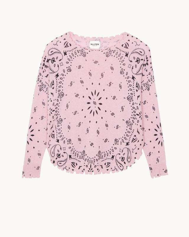 Sweater Mela Bandana candy pink - Image principale