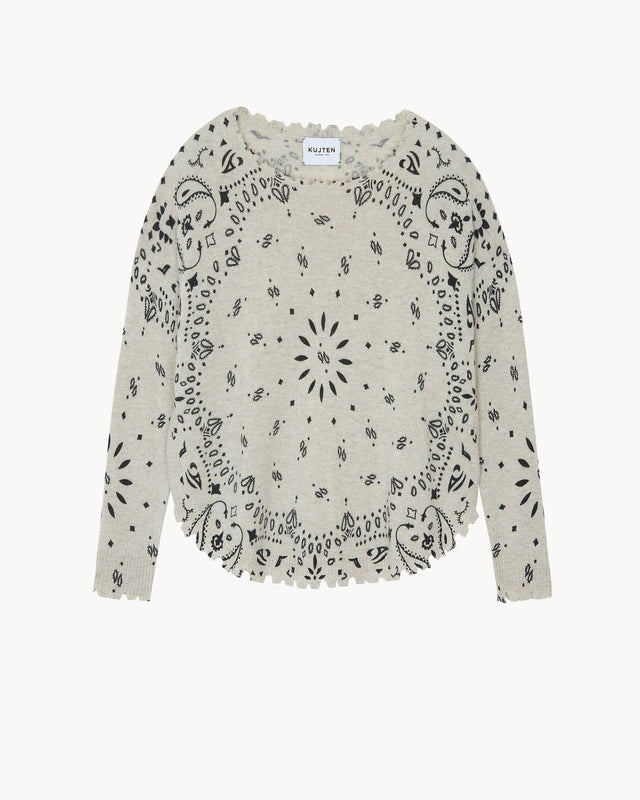 Pull Mela Bandana avoine - Image principale