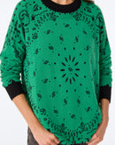 Pull Mela Bandana vert luge