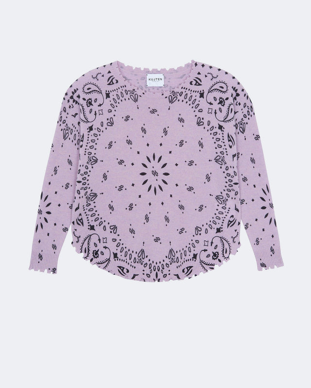 Sweater Mela Bandana Lavender Mist - Image principale