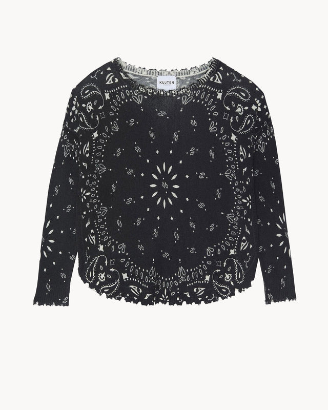 Sweater Mela Bandana black - Image principale