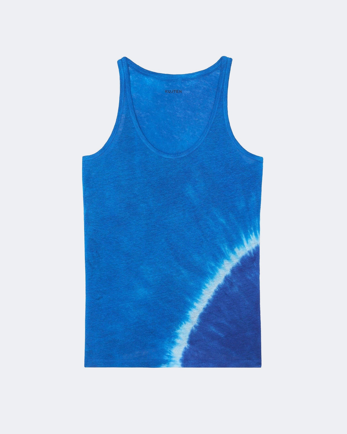 Top en lin bleu pour femme - Kujten packshot
