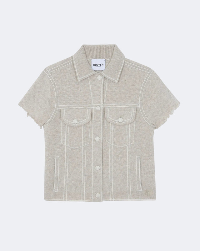 Vest Jessinda Oats White - Image principale