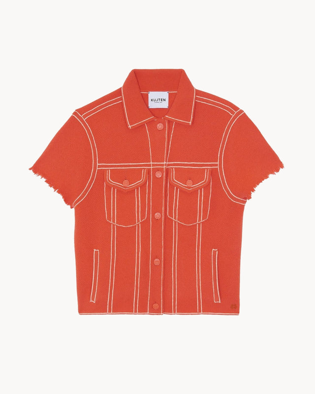 Jacket Jessinda hibiscus orange - Image principale