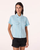 Veste Jessinda Vert Pastel