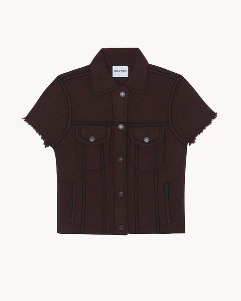 Vest Jessinda espresso - Image 4