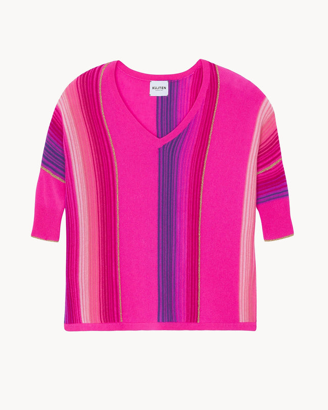 Pull Manollo rose néon - Image principale