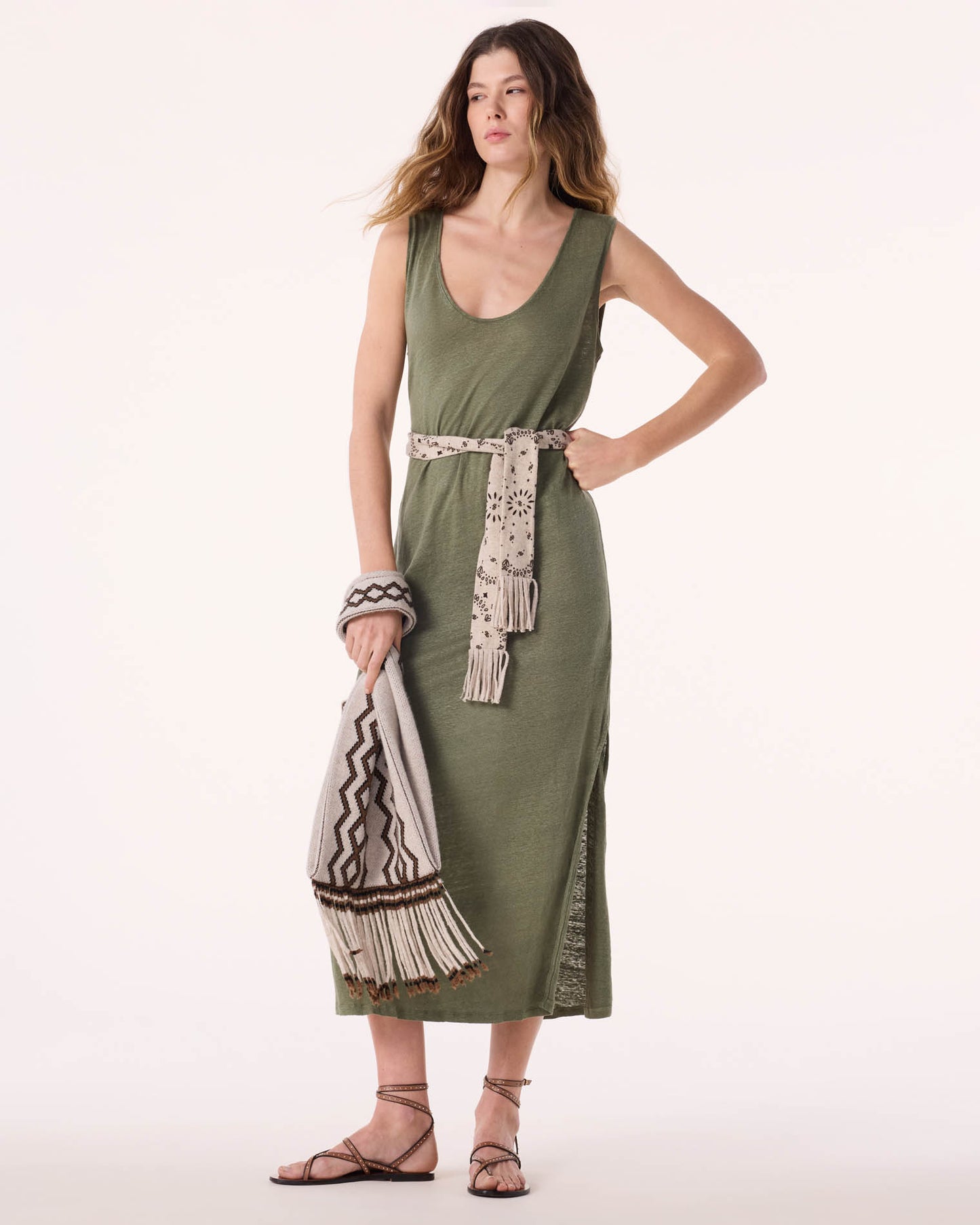 Dress Ramo light khaki