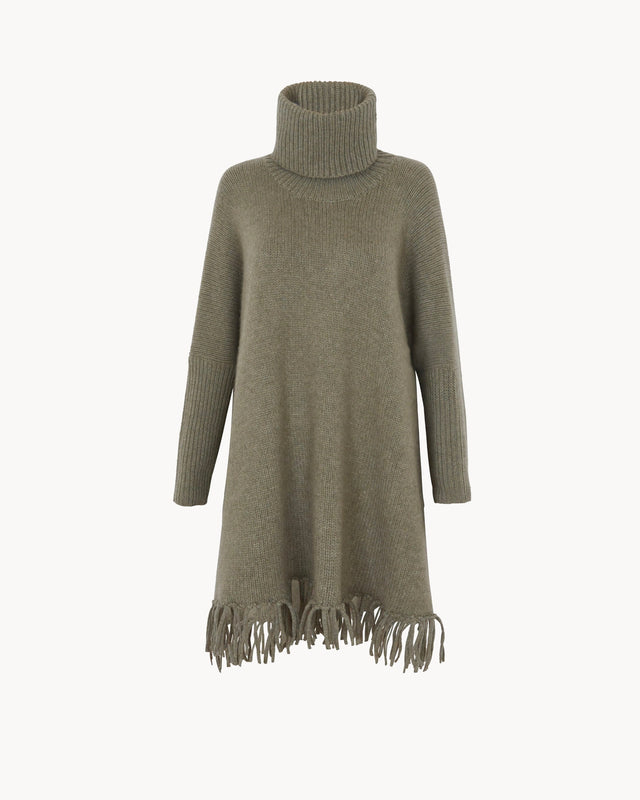 Poncho Cameron marl khaki - Image principale