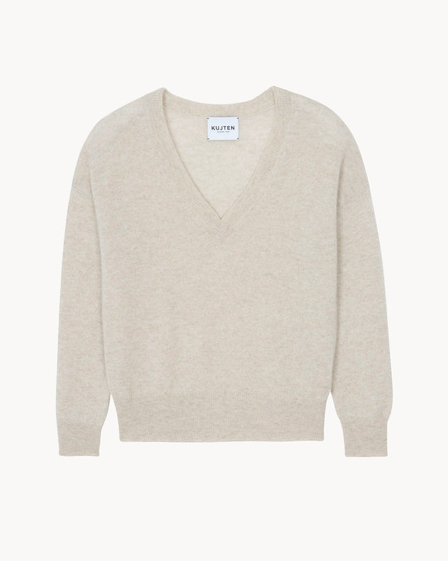 Pull Wendy Plain avoine - Image principale