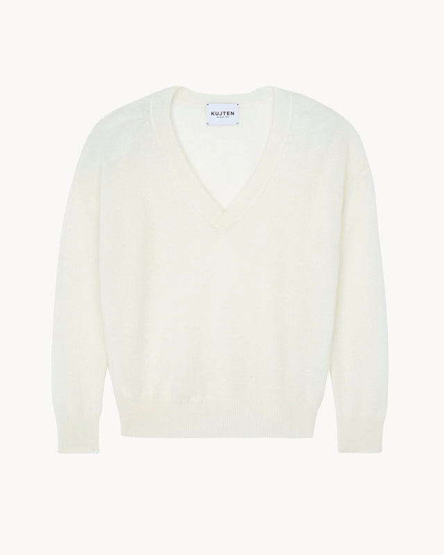 Pull Wendy Plain blanc - Image principale