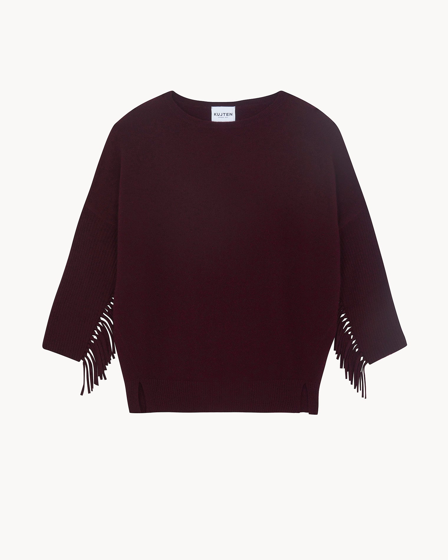Pull blanc franges johanna - Lolita n5