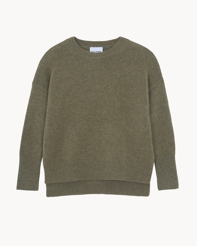Sweater Amel marl khaki - Image principale
