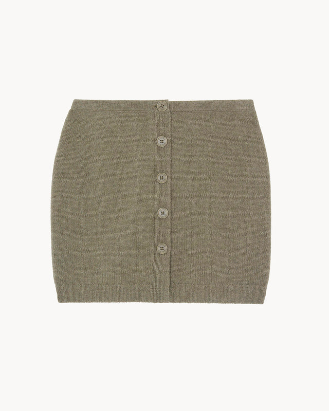 Skirt Regina marl khaki - Image principale