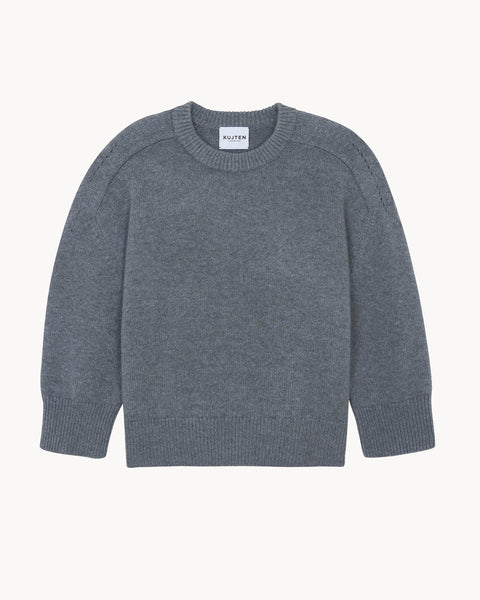 Pull Diane gris flanelle - Image 4
