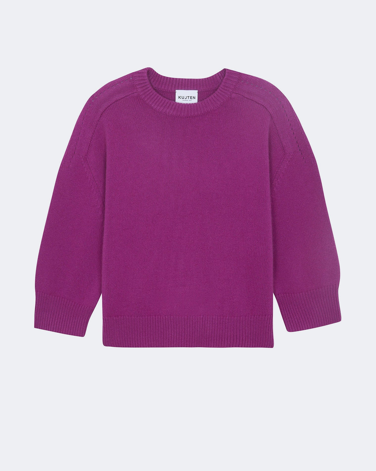 Pull en cachemire violet pour femme - Kujten packshot