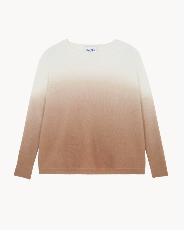 Pull Jessy Dye marron camelo - Image principale