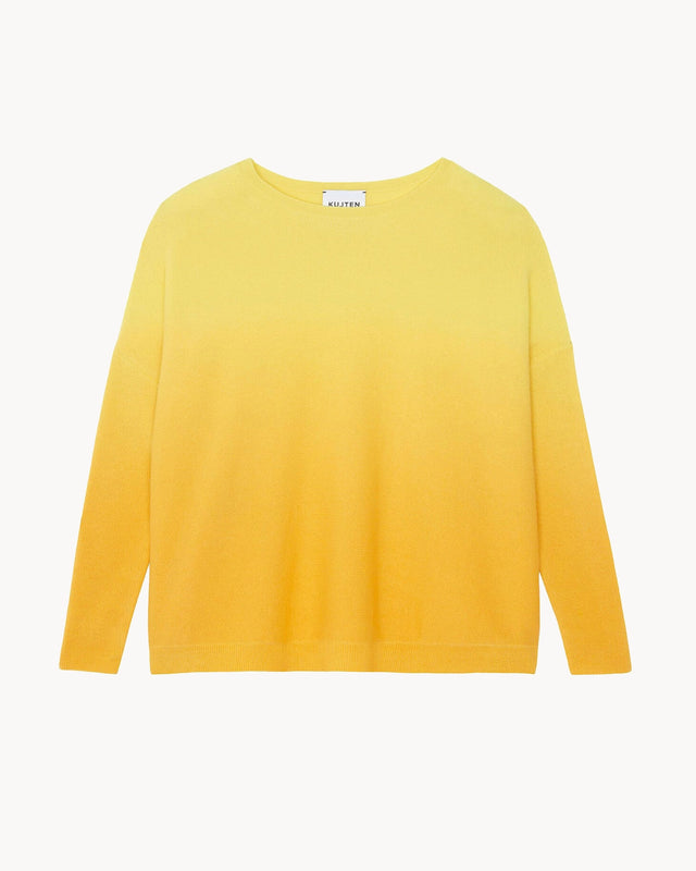 Sweater Jessy Dye fluorescent yellow - Image principale