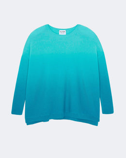 Pull en cachemire vert pour femme - Kujten packshot