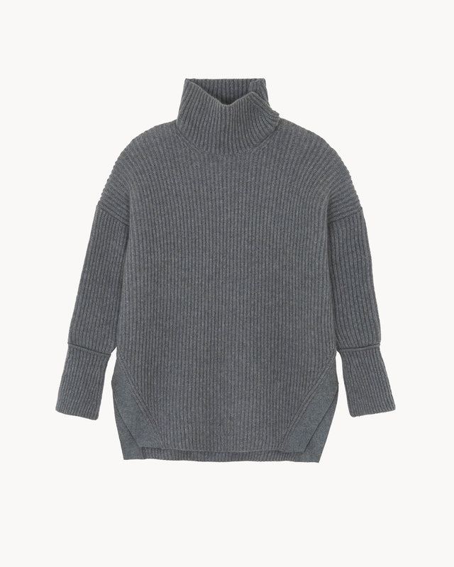 Sweater Indra flannel gray - Image principale