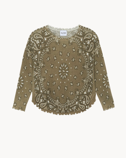 Sweater Mela Bandana Bico marl khaki - Image principale