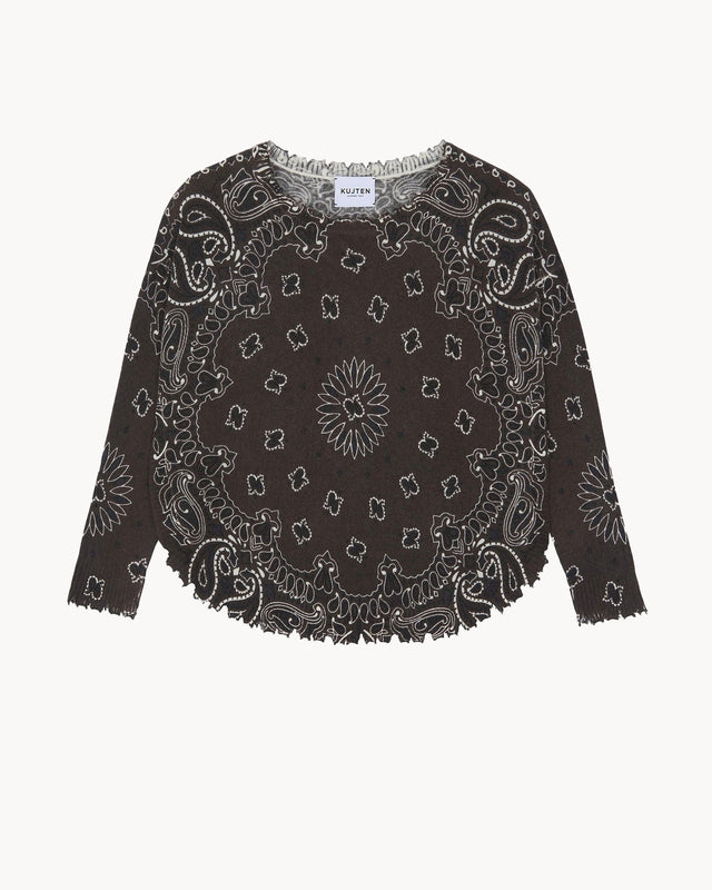 Sweater Mela Bandana Bico brown - Image principale