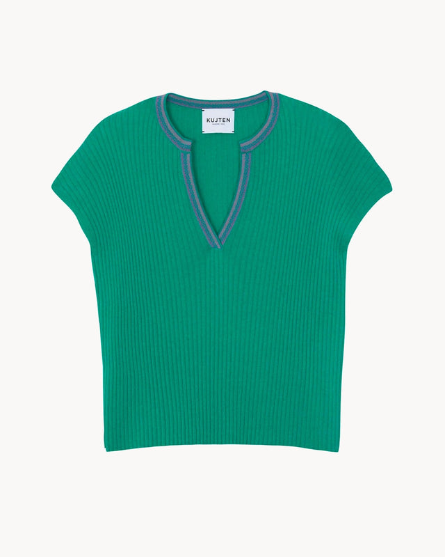 Top Isabella jade green - Image principale