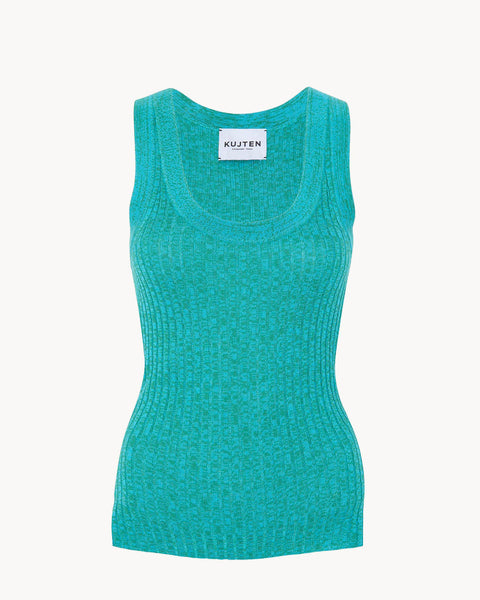 Tank Top Nadja turquoise blue - jade green - Image principale