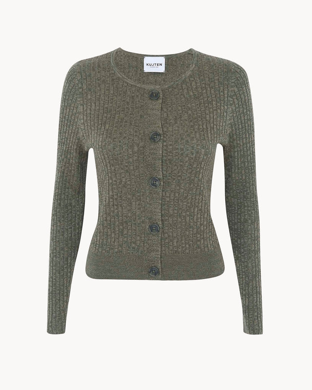 Cardigan Telia light khaki - Image principale
