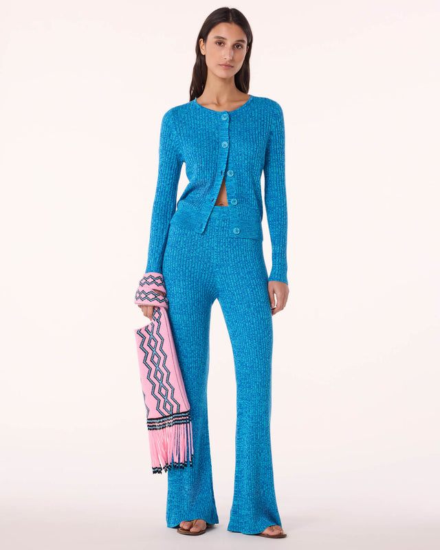 Cardigan Telia bleu kabalos - Image principale
