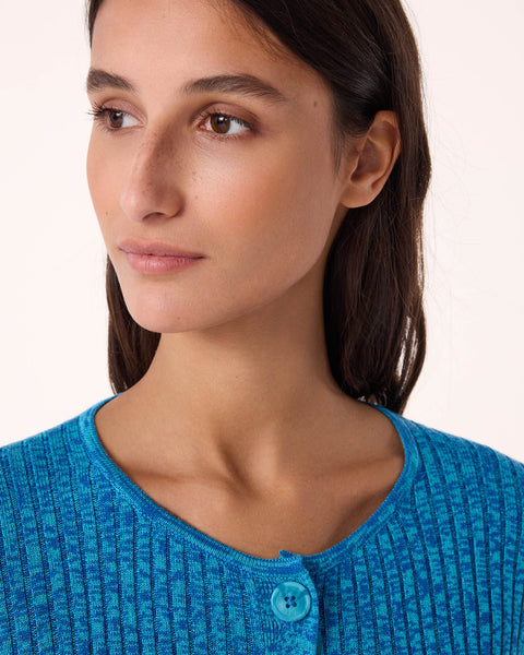 Cardigan Telia bleu kabalos - Image principale