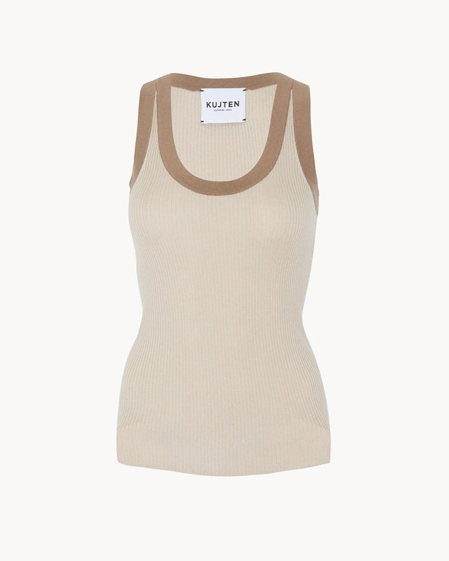 Tank Top Nael Cb organic beige - Image principale