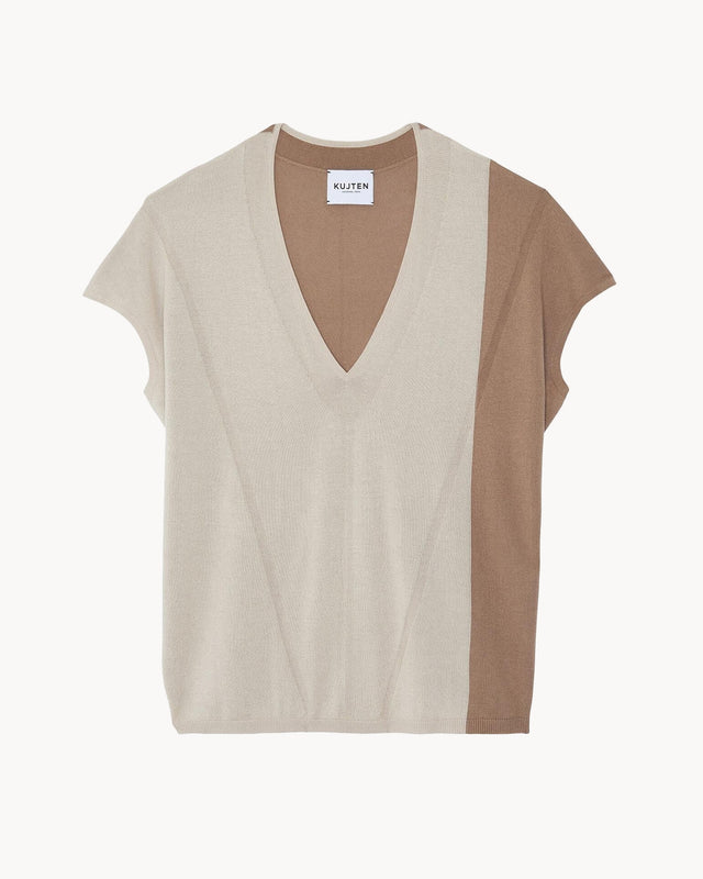 Top Julian Cb organic beige - Image principale