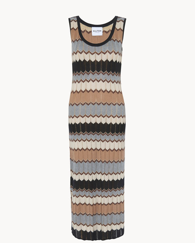 Robe Reva marron camelo - Image principale